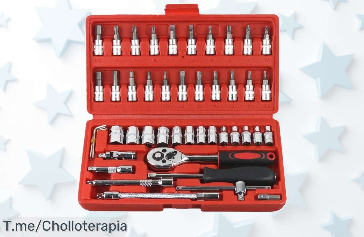 Kit de herramientas coche con 46 piezas clave precio loco y descuento brutal que nunca viste aprovecha este ofertón único para dejar tu coche nuevo corre que vuelan