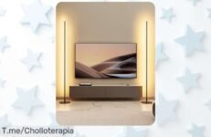 Lámpara LED de pie ajustable edishine con luz blanca cálida disfruta ahora un descuentazo nunca visto precio loco por tiempo limitado ¡aprovecha este super chollo ya!