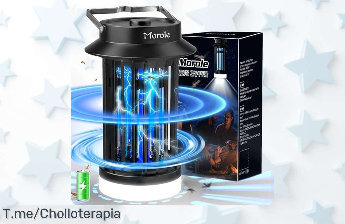 Lámpara antimosquitos USB con luz led super chollo para interiores y exteriores olvídate de los bichos con este ofertón y descuento brutal corre que vuela el precio loco