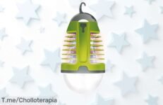 Lámpara antimosquitos led doble función con luz blanca que dura 10 horas disfruta de un descuento brutal y aprovecha este super chollo por tiempo limitado compra ya