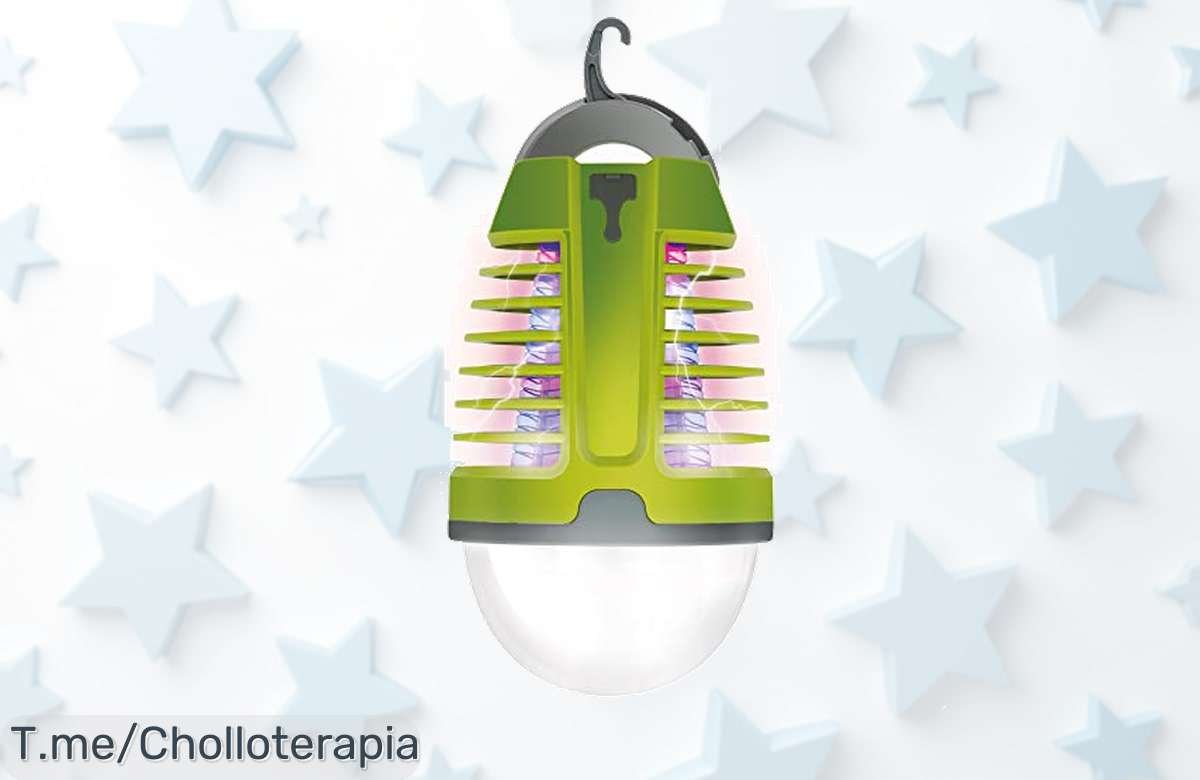 Lámpara antimosquitos led doble función con luz blanca que dura 10 horas disfruta de un descuento brutal y aprovecha este super chollo por tiempo limitado compra ya