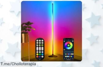 Lámpara de pie inteligente con 16 millones de colores que iluminan tu vida al ritmo de la música aprovecha este descuento brutal y consigue tu ofertón ahora mismo