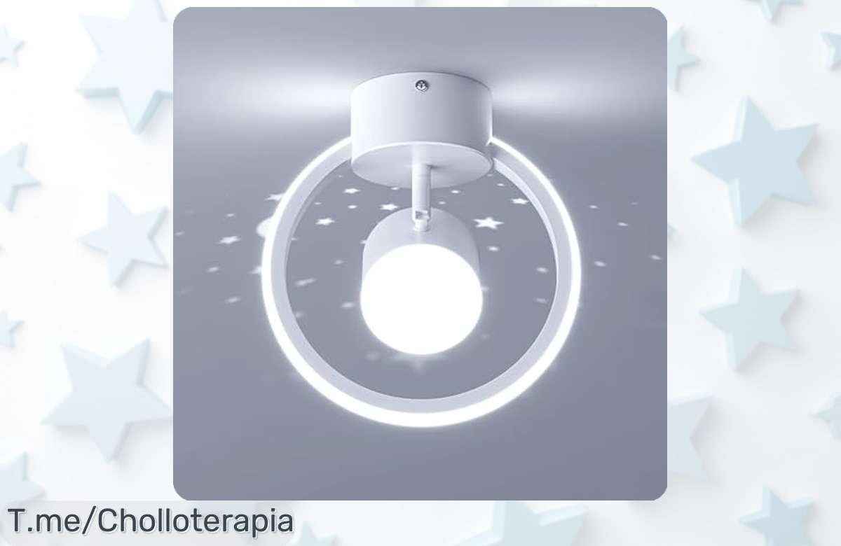 Lámpara led giratoria 90° con luz súper ajustable y diseño estrella nunca antes visto precio de ganga aprovecha este ofertón limitado ¡compra ya!