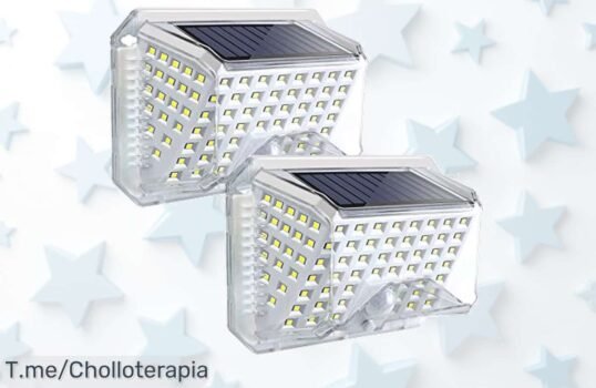 Lámpara solar con sensor y luz de 270 grados detecta movimiento a 7 metros súper chollo con precio loco no dejes escapar este ofertón limitado corre ya