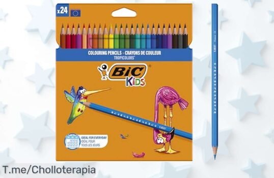 Lápices de colores BIC Kids con puntas súper resistentes y colores vivos un ofertón único a precio loco que no volverás a ver compra ya esta ganga limitada
