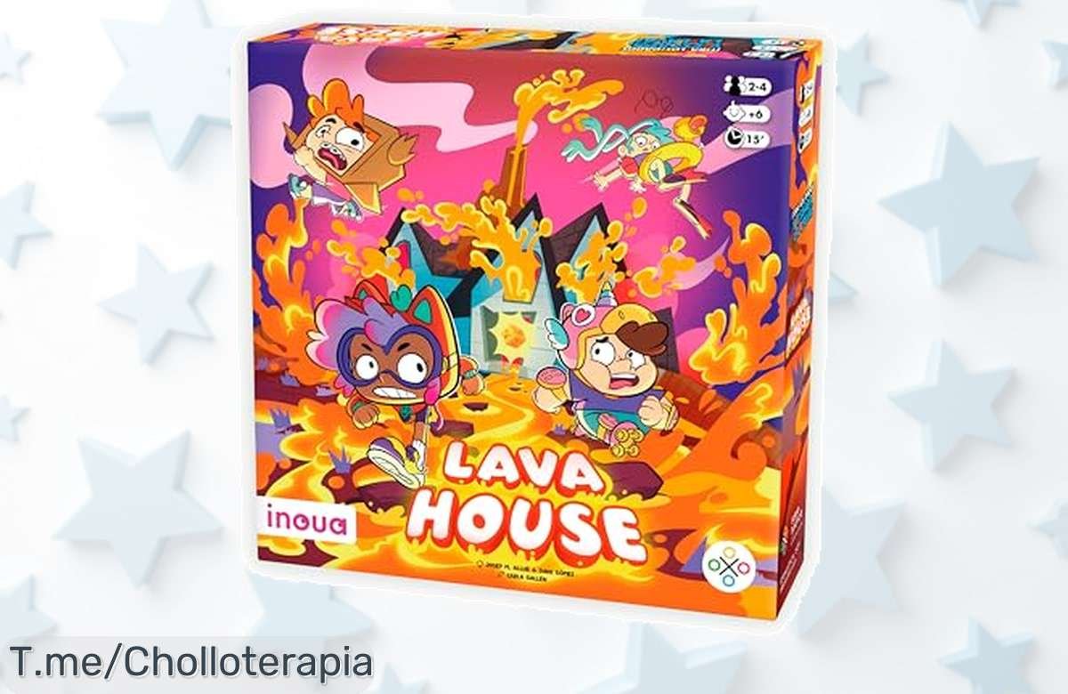 Lava House para niños desde 6 años con retos familiares súper divertidos, disfruta de un precio loco y un descuento brutal ¡aprovecha este ofertón único ya!