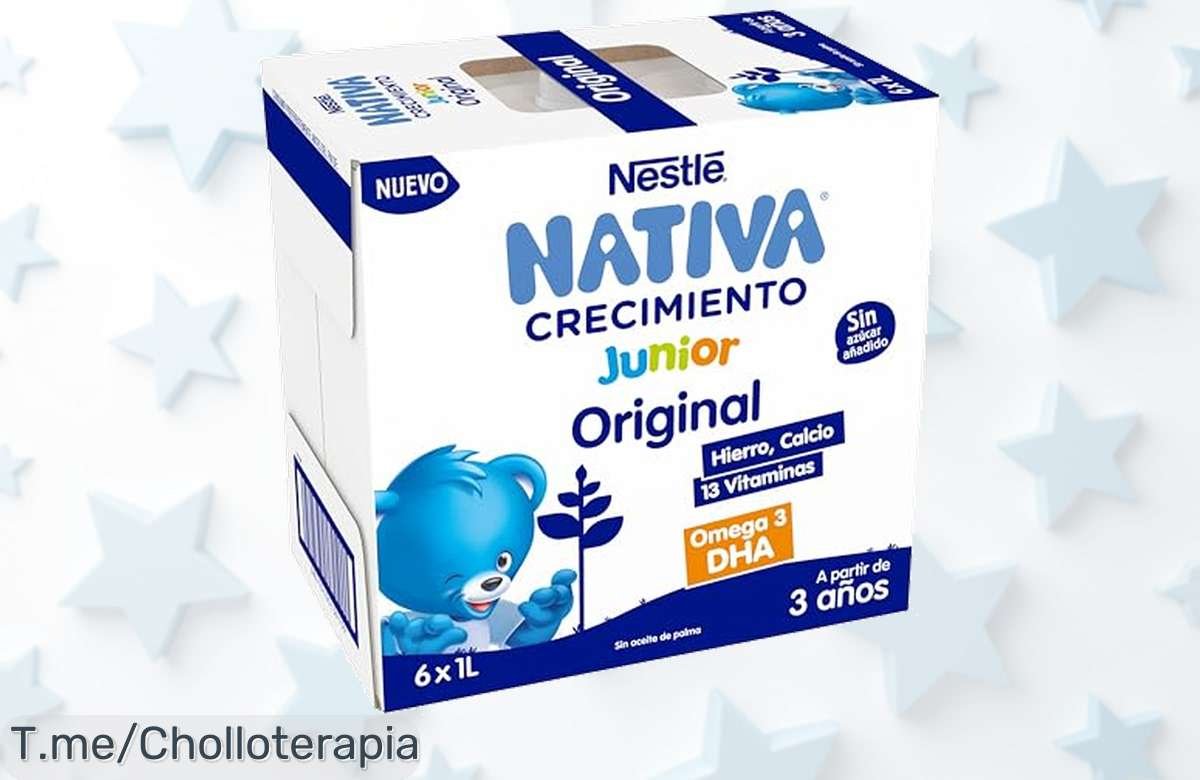 Leche crecimiento sin azúcar con omega 3 hierro y calcio para peques mucho más fuertes aprovecha este ofertón nunca visto precio de ganga solo por tiempo limitado compra ya