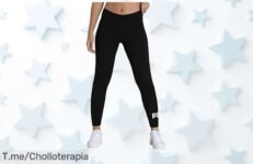 Leggings deportivos Puma Black con cintura ajustable y estilo único un ofertón nunca visto en precio loco de ganga aprovecha rápido antes que vuelen