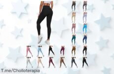 Leggins anticelulitis 3D con efecto push up que moldea tu figura como nunca un ofertón alucinante con descuento brutal válido solo hoy corre y no dejes escapar este precio loco