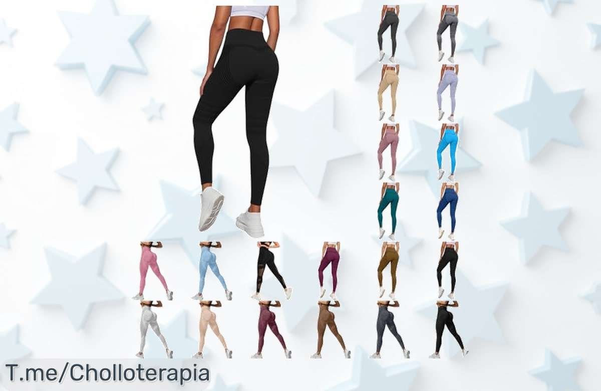 Leggins anticelulitis 3D con efecto push up que moldea tu figura como nunca un ofertón alucinante con descuento brutal válido solo hoy corre y no dejes escapar este precio loco