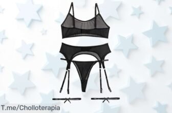 Lencería sexy ajustable con encaje único que realza tu encanto precio loco y descuento brutal para noches inolvidables ¡aprovecha este ofertón limitado ya!