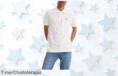 Levi's Housemark Polo ultraligero con detalles únicos, libertad total para moverte y un descuento brutal que no volverás a ver aprovecha este ofertón ya