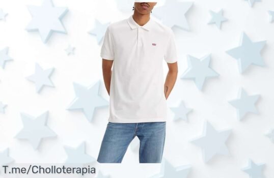 Levi's Housemark Polo ultraligero con detalles únicos, libertad total para moverte y un descuento brutal que no volverás a ver aprovecha este ofertón ya