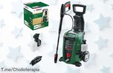 Limpia todo con la súper potente limpiadora Bosch de 125 bares boquilla 3 en 1 y espuma a un precio loco nunca visto aprovecha este ofertón ya que es por tiempo limitado
