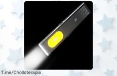 Linterna superbrillante con 450 lúmenes y carga rápida usb c a precio de ganga que dura horas no te pierdas este ofertón único actúa ya antes que se agote
