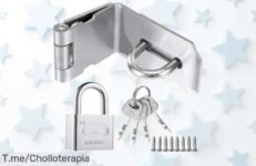 Litensh súper candado acero inox ultrarresistente disfruta de un precio loco con descuento brutal nunca visto ¡ofertón único corre y no pierdas este super chollo limitado!