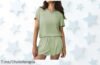 Litherday pijama verano mujer algodón suave con bolsillos y cordón diseño juvenil precio de ganga nunca visto aprovecha este ofertón limitado ¡compra ya antes que se agote!