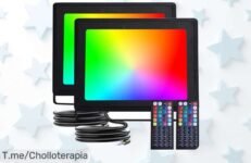 Lleva dos focos LED RGB de 50W con control remoto y modos personalizables un super chollo a precio loco que transforma tus fiestas ¡aprovecha ya este ofertón nunca visto!
