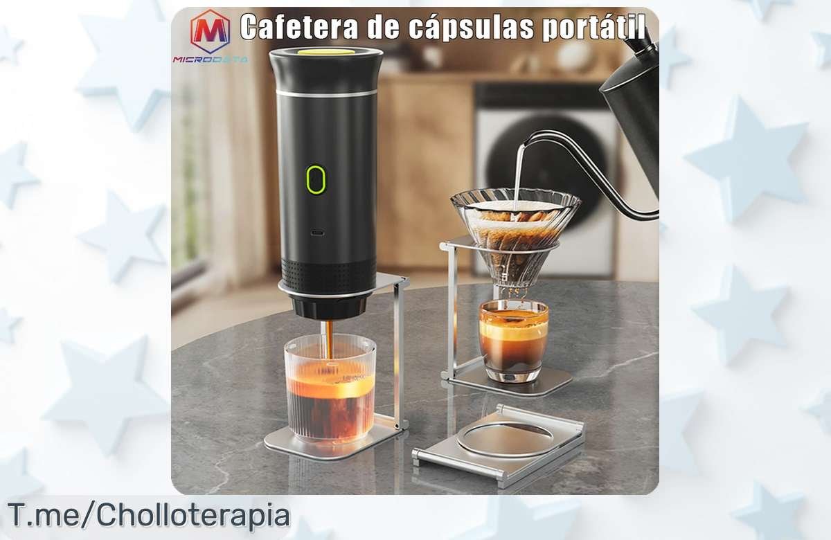 Llévate ya la cafetera portátil 3 en 1 con bomba calentadora para café cápsulas espresso precio de ganga solo hoy aprovecha este super chollo nunca visto ¡corre!
