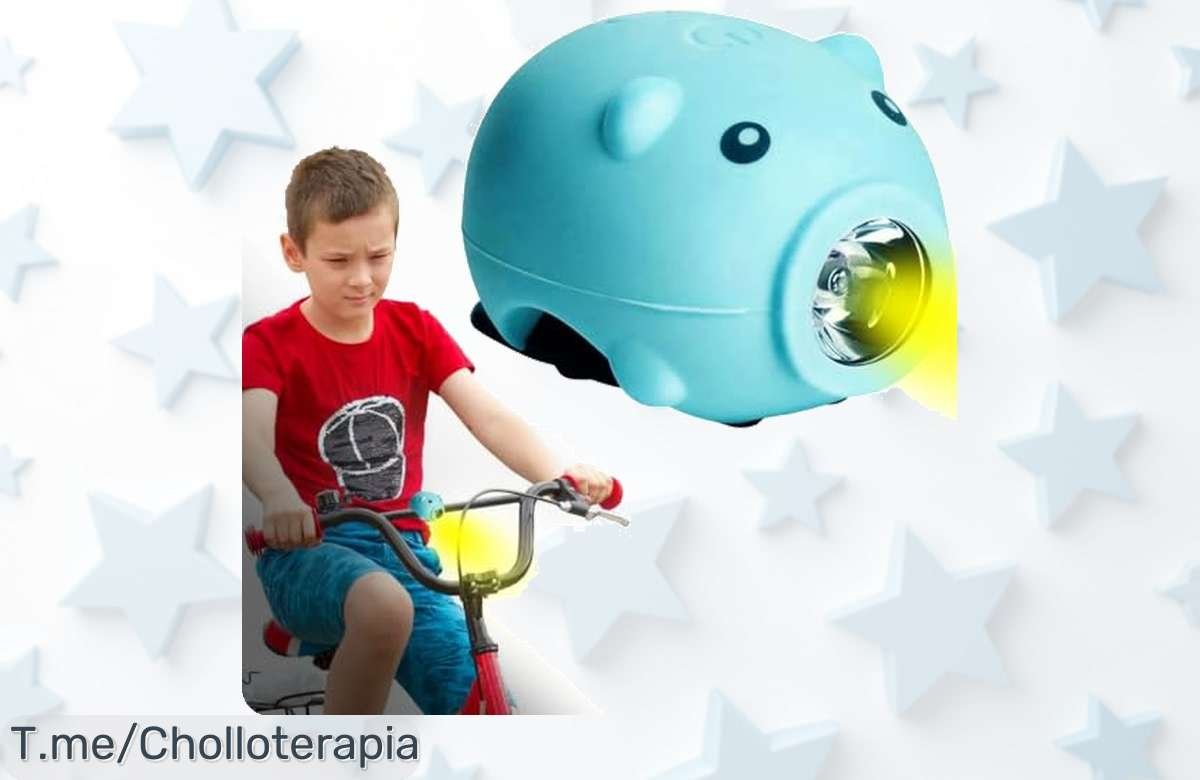 Luz LED para niños con claxon divertido y triple modo resistente al agua un super chollo con descuento brutal que no volverás a ver compra ya antes de que se agote