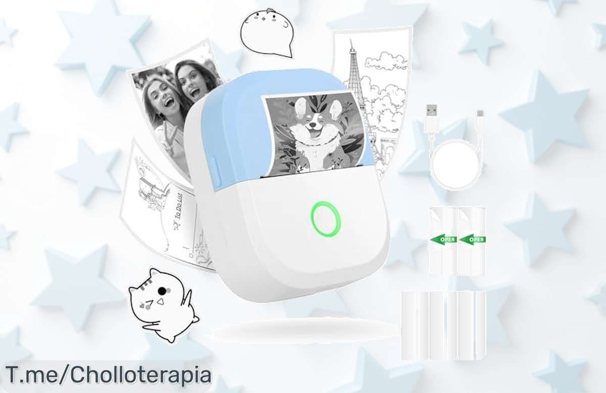 Mafiti mini printer con conexión Bluetooth imprime fotos al instante desde tu móvil precio loco y descuento brutal nunca visto llévate este ofertón ya que vuelan las unidades