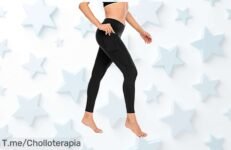 Mallas deportivas mujer con control abdomen y cintura alta secado rápido sin costuras un ofertón que no volverás a ver disfruta este descuento brutal ¡compra ya precio de ganga!