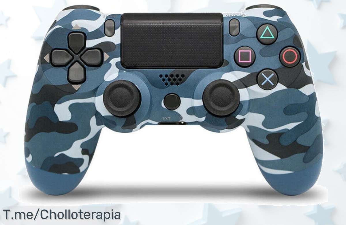 Mando inalámbrico PS4 doble shock 4 con tacto preciso para dominar tus juegos precio loco y descuento brutal nunca visto compra ya este super chollo antes que se acabe