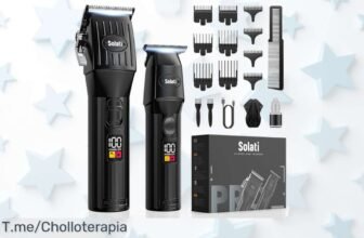Máquina cortar pelo profesional con batería imparable y cuchillas ultraafiladas al precio loco que nunca viste aprovecha este super chollo antes de que se agote ya