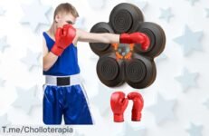 Máquina de boxeo Bluetooth con almohadilla super resistente para entrenar al ritmo que te encanta precio loco y descuento brutal limitado ¡aprovecha este super chollo ya!