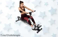 Máquina de remo con resistencia ajustable para quemar el doble de calorías tonificando todo tu cuerpo aprovecha este ofertón nunca visto y descuento brutal solo por tiempo limitado