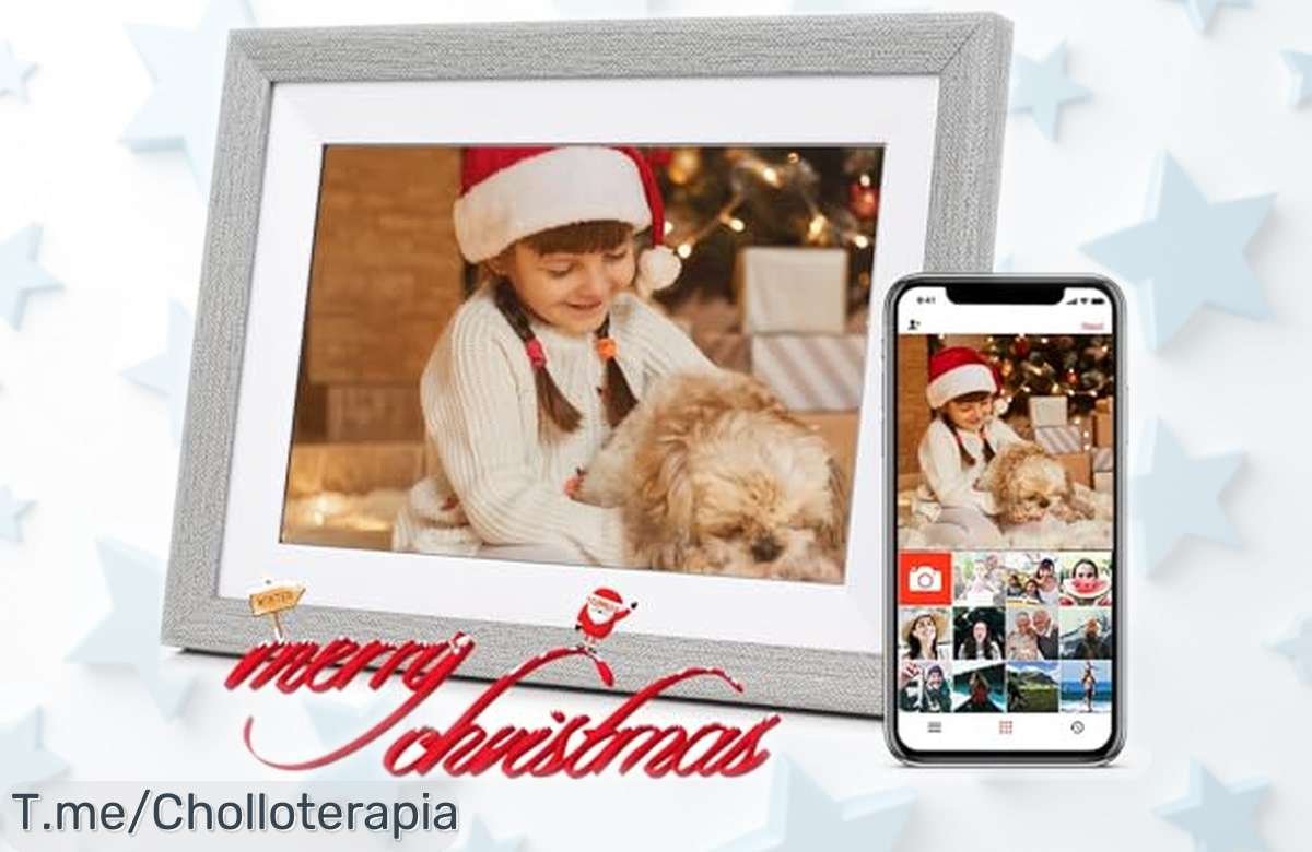 Marco digital WiFi Andoer 10,1” con memoria de 16 GB y rotación automática rebajado brutalmente para que tus fotos hablen solas ¡No pierdas este ofertón único y pon vida a tu espacio ya!