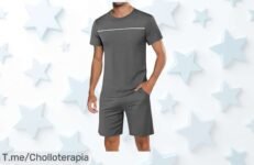 Marvmys pijama verano 100% algodón con bolsillos prácticos y estilo total un ofertón con descuento brutal y precio de ganga limita tu tamaño ¡corre ya!
