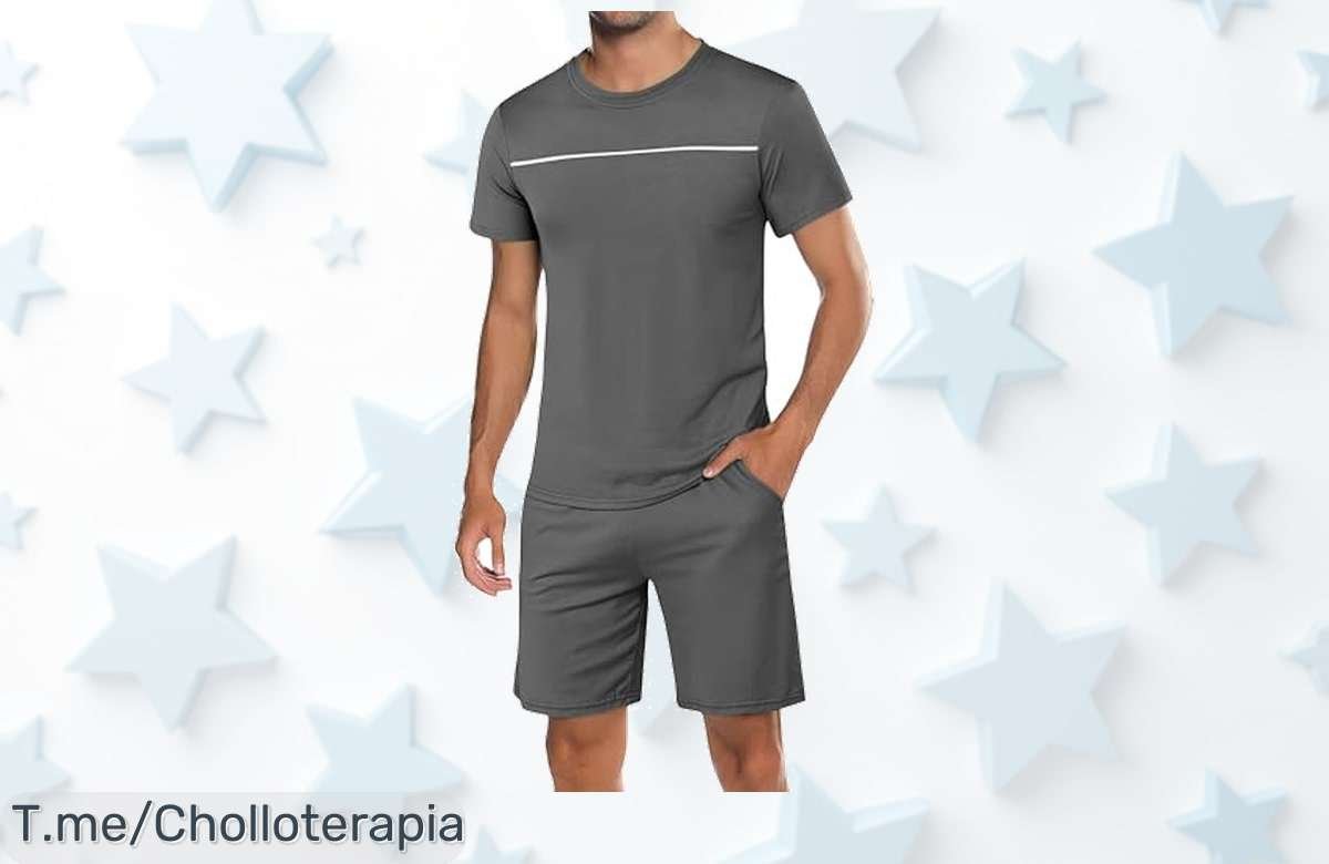 Marvmys pijama verano 100% algodón con bolsillos prácticos y estilo total un ofertón con descuento brutal y precio de ganga limita tu tamaño ¡corre ya!