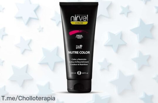 Mascarilla Nirvel Nutre Color con nutrición intensa y color temporal alucinante aprovecha este ofertón de precio loco nunca visto compra ya antes que se acabe