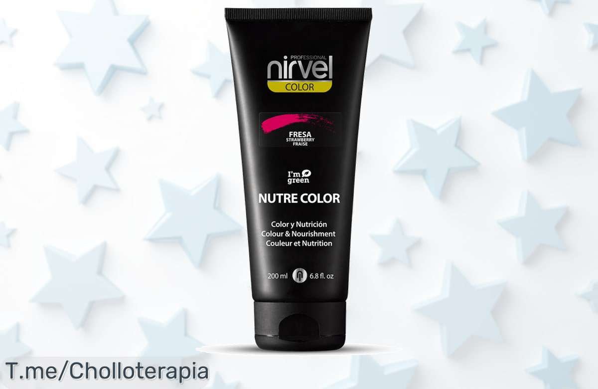 Mascarilla Nirvel Nutre Color con nutrición intensa y color temporal alucinante aprovecha este ofertón de precio loco nunca visto compra ya antes que se acabe