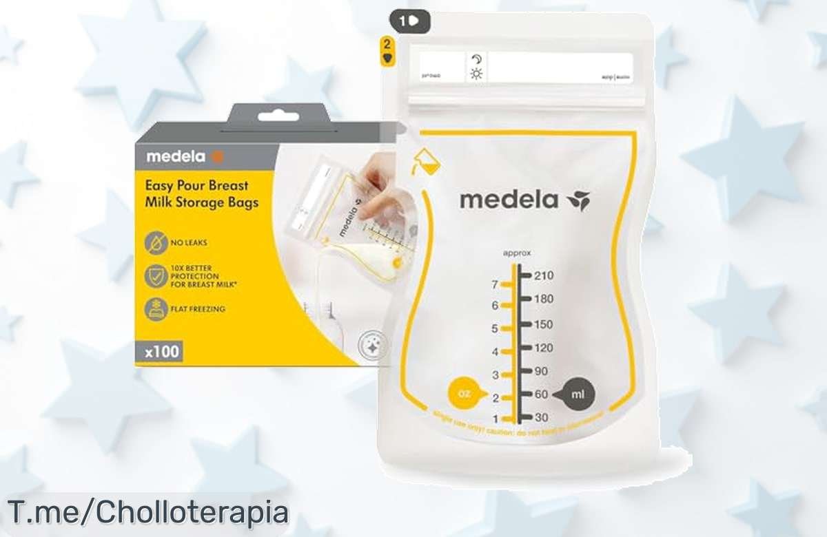 Medela bolsas para leche materna 50 unidades a prueba de fugas doble capa sin BPA con descuento brutal aprovecha este ofertón único precio loco y llévatelas ya antes que vuelen