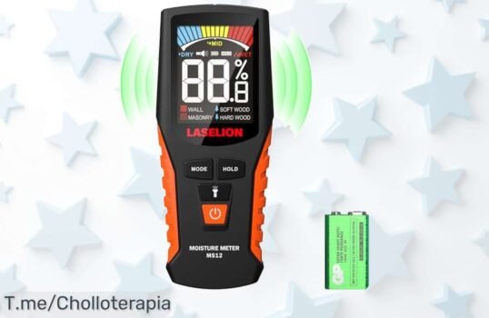 Medidor de humedad sin pin con pantalla grande y alerta sonora precio loco nunca visto aprovecha este ofertón limitado antes que se agoten unidades super chollo