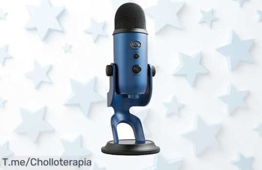 Micrófono condensador Blue Yeti con control total y calidad brutal este ofertón con descuento brutal es un precio loco de ganga que se acaba rápido ¡compra ya!