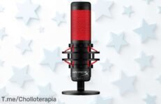 Micrófono profesional USB con sonido cristalino y silencio táctil en un ofertón nunca visto disfruta de descuento brutal y precio loco compra ya antes que se acabe