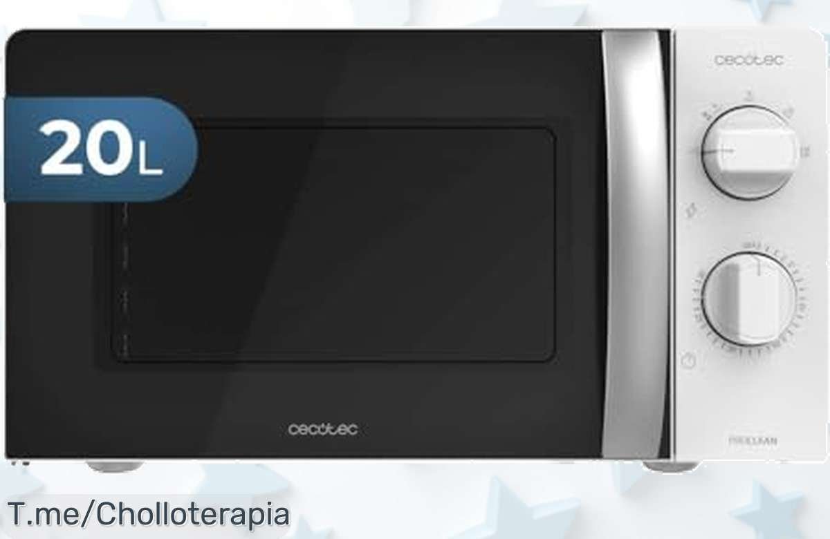 Microondas Cecotec ProClean 2010 con tecnología 3DWave potencia y rapidez en un diseño compacto disfruta este ofertón con descuento brutal precio de ganga ¡compra ya antes que se agoten!