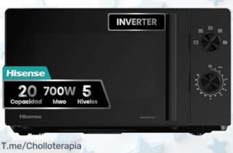 Microondas Hisense rápido y silencioso con descongelación súper rápida ahorro nunca visto precio loco solo hoy corre que esta ganga vuela