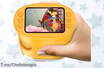 Microscopio 4K portátil para niños con aumento 1000X, descubre la ciencia jugando con un precio de ganga y descuento brutal que vuela ¡haz tu pedido ya!