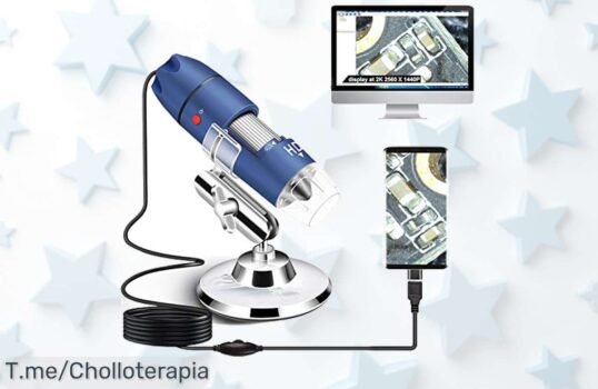 Microscopio digital usb 2k con zoom 401000x super claro calidad nunca vista precio loco descuento brutal aprovecha este ofertón limitado compra ya antes que se acabe