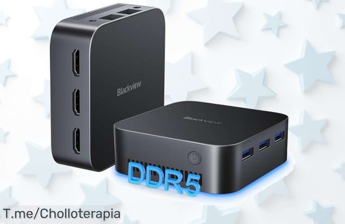 Mini PC potentísima Blackview MP80 con Intel 12ª gen y 16GB RAM un ofertón de precio loco con triple HDMI y 4K UHD descuento brutal limitado ¡compra ya!