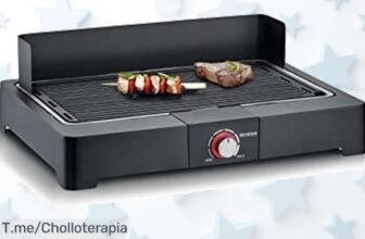 Mini barbacoa eléctrica PG 8567 con placa grill segura y calor instantáneo disfruta de limpieza fácil sin quemaduras chollazo con precio loco ¡compra ya oferta limitada!