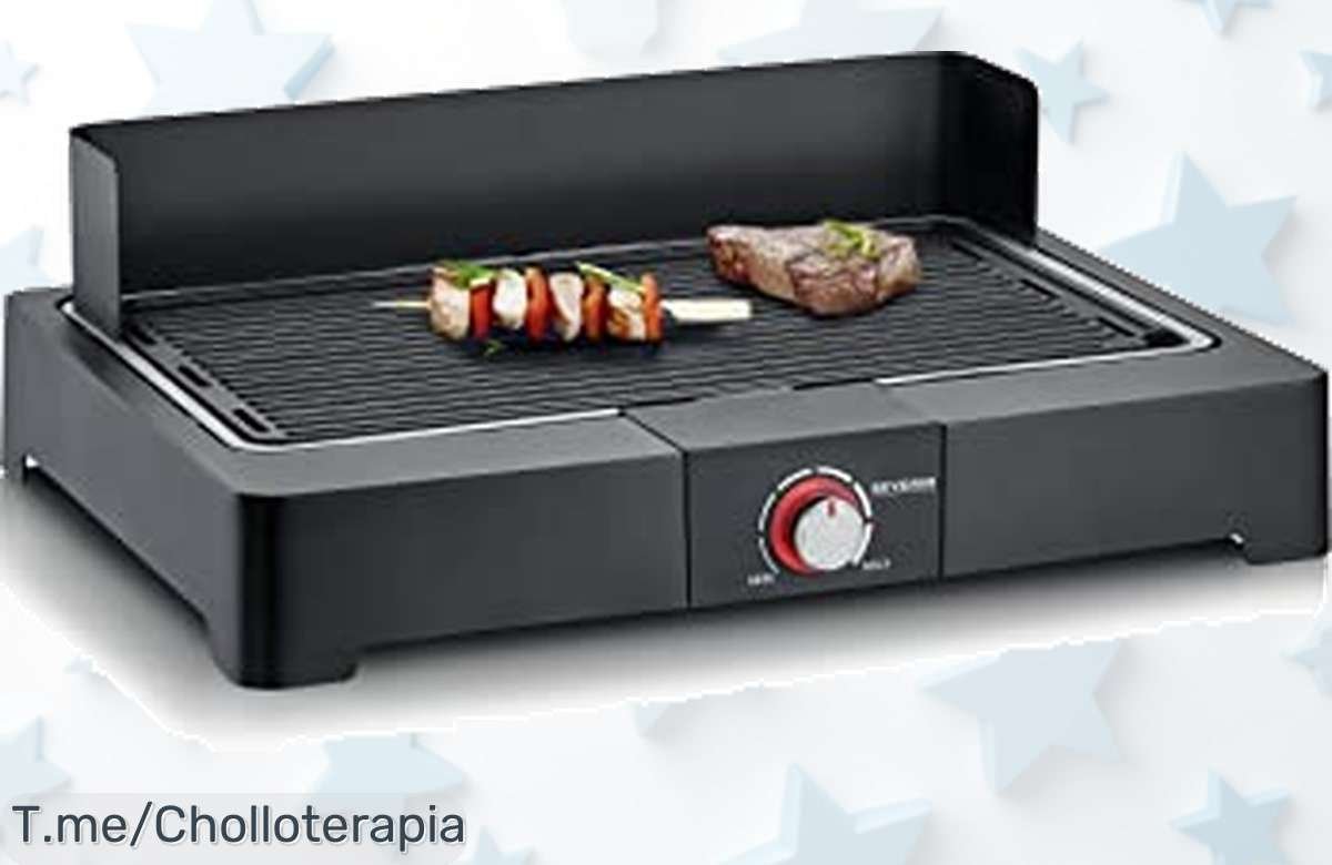 Mini barbacoa eléctrica PG 8567 con placa grill segura y calor instantáneo disfruta de limpieza fácil sin quemaduras chollazo con precio loco ¡compra ya oferta limitada!