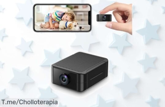 Mini cámara espía 4K con visión nocturna y detección de movimiento que guarda todo en la nube un super chollo con precio loco descuento brutal nunca visto ¡corre que se agota!
