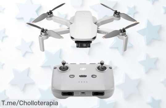 Mini dron 4K ultra ligero con vídeo a 10 km y vuelo de 31 min en un super chollo de precio loco nunca visto aprovecha ya antes que se agote