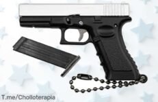 Mini llavero pistola táctico con sonido real edición Zhongren G17 precio de ganga nunca visto super chollo para gamers coleccionistas ¡aprovecha este descuento brutal ahora!