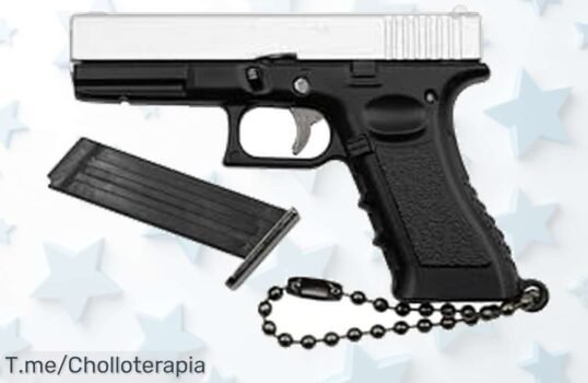 Mini llavero pistola táctico con sonido real edición Zhongren G17 precio de ganga nunca visto super chollo para gamers coleccionistas ¡aprovecha este descuento brutal ahora!